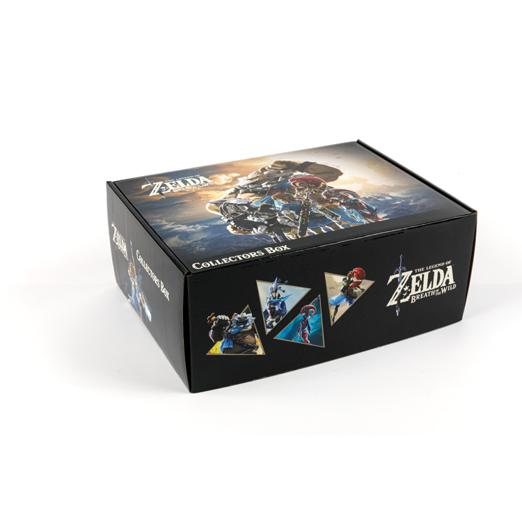 Caja de papel de cartón corrugado Zelda