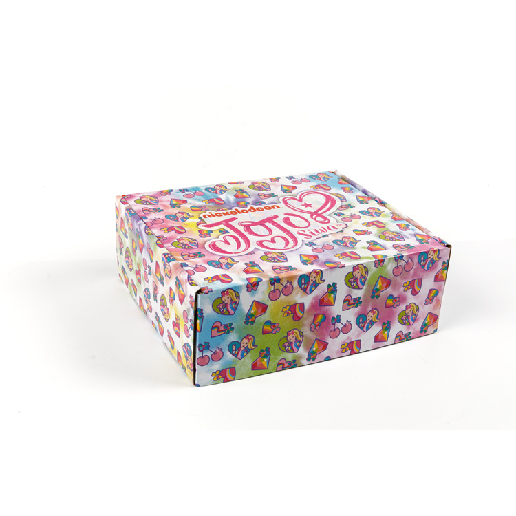 Caja de papel de juguete corrugado JOJO Colorful