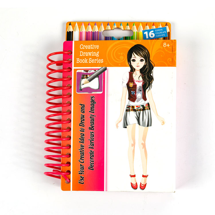 Sketch Book-Libro en espiral Big Eyes Gir