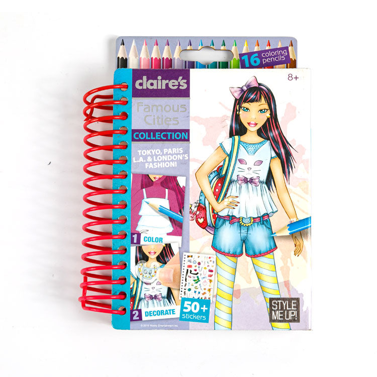 Sketch Book-Libro en espiral Linda chica