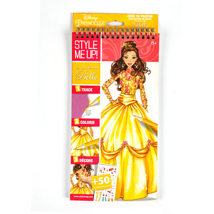 Sketch Book-Libro en espiral Golden Girl