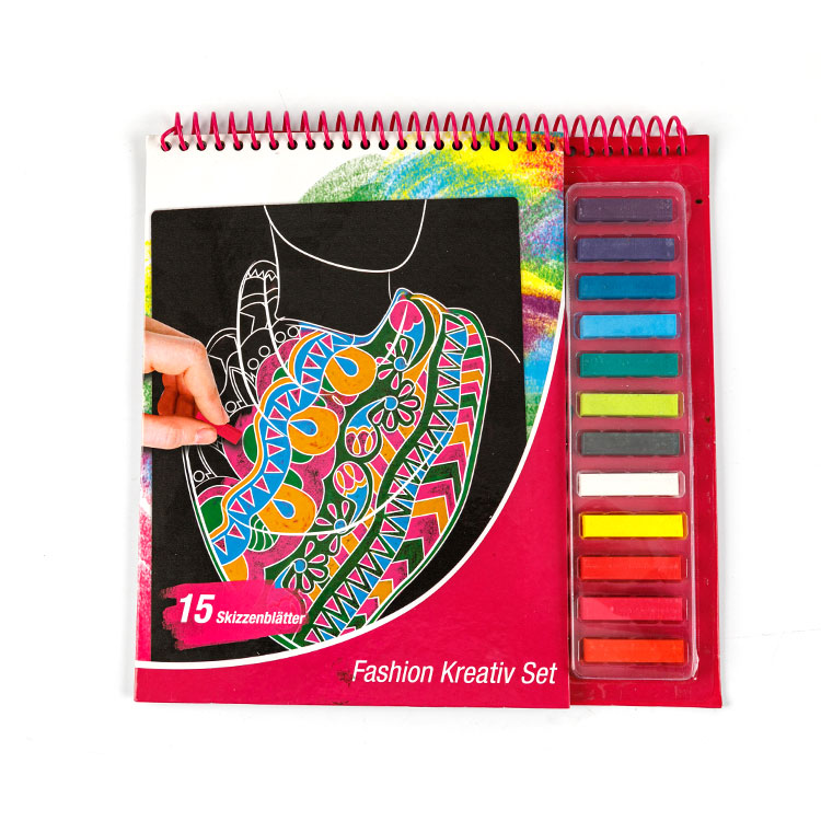 Sketch Book - Cuaderno de espirales con crayón NK