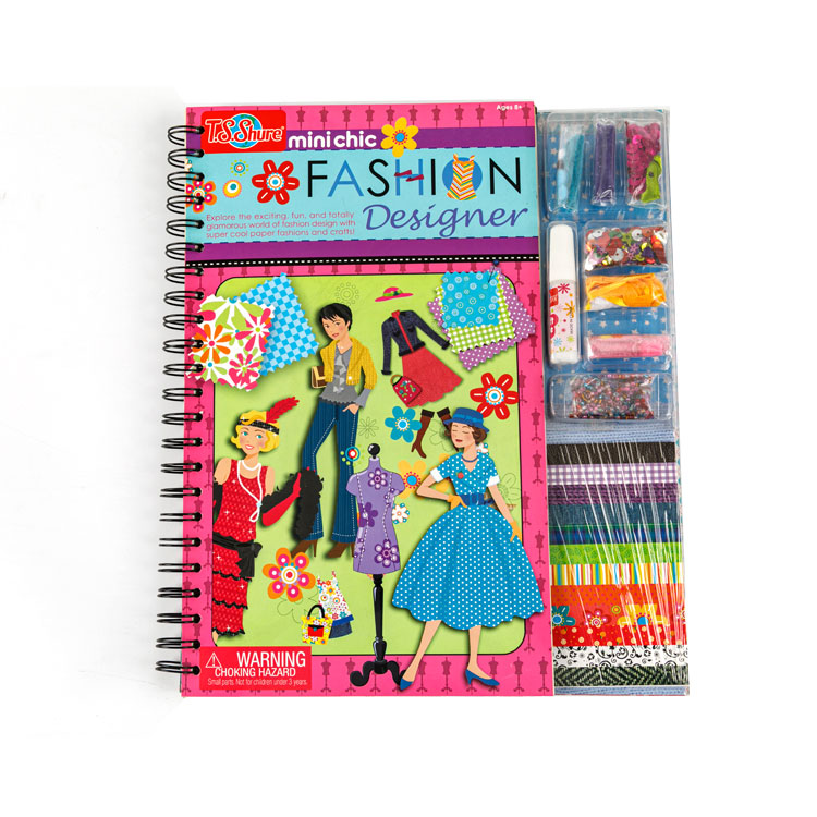 Sketch Book-Top Espiral Libro Fshion Juguete Traje