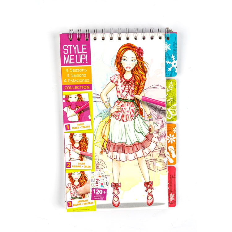 Cuaderno de bocetos - Libro espiral superior Lolita