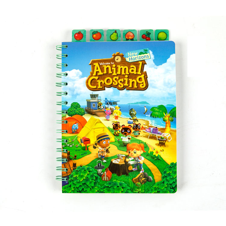 Espiral Libro Animales Fruta